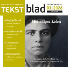 Cover tekstblad 3 van 2026